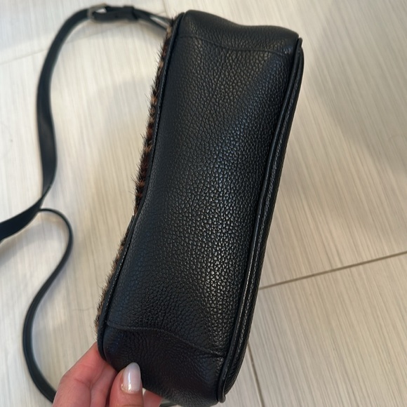 GOLDEN GOOSE Pony Hair Star Bag in Black & Brown Leopard - Picture 7 of 13